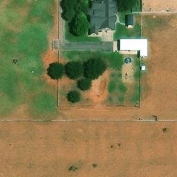 Gaines County Beach Volleyball Court #5 — aerial view