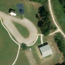 Hutchins Beach Volleyball Court — aerial view