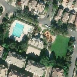Otay Ranch Beach Volleyball Court #1 — aerial view