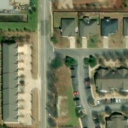 Sand Volleyball Court, Auburn, AL — aerial view