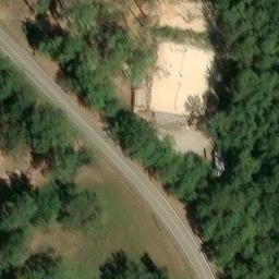 Bulldog Beach — aerial view