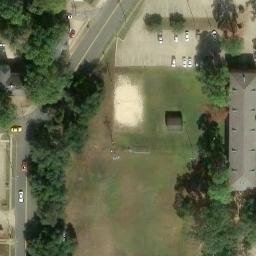 Shreveport Beach Volleyball Court #2 — aerial view