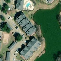 Shreveport Beach Volleyball Court #1 — aerial view
