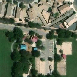 Marana Beach Volleyball Court #6 — aerial view