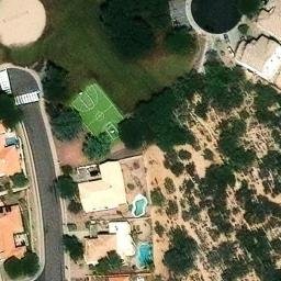 Oro Valley Beach Volleyball Court #7 — aerial view