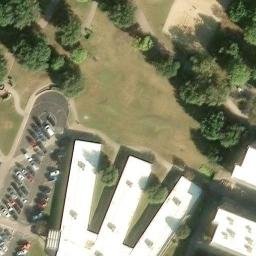 Waxahachie Beach Volleyball Court #1 — aerial view