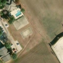 Cleburne Beach Volleyball Court #2 — aerial view