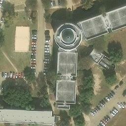 Clinton Beach Volleyball Court #3 — aerial view