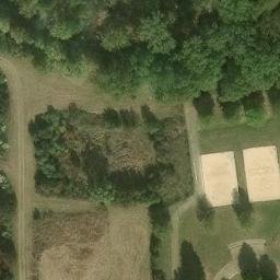 Clinton Beach Volleyball Court #2 — aerial view