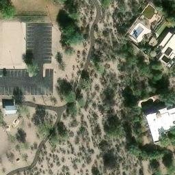 Pima County Beach Volleyball Court #6 — aerial view