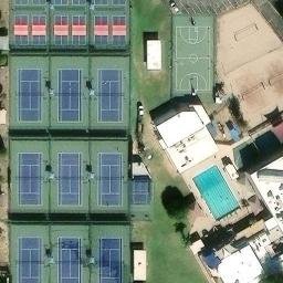 Tucson Beach Volleyball Court #36 — aerial view