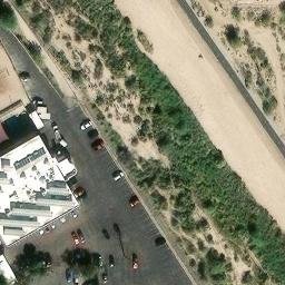 Tucson Beach Volleyball Court #35 — aerial view
