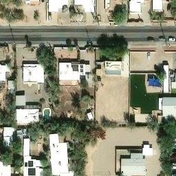 Tucson Beach Volleyball Court #32 — aerial view