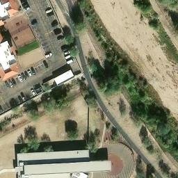 Menlo Park Beach Volleyball Court — aerial view