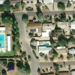 Tucson Beach Volleyball Court #21 — aerial view
