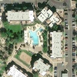 Tucson Beach Volleyball Court #20 — aerial view