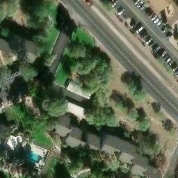 Tucson Beach Volleyball Court #18 — aerial view