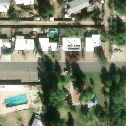 Tucson Beach Volleyball Court #16 — aerial view
