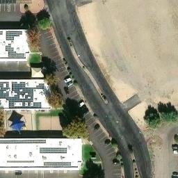Pima County Beach Volleyball Court #3 — aerial view