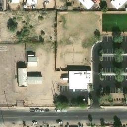 Tucson Beach Volleyball Court #12 — aerial view