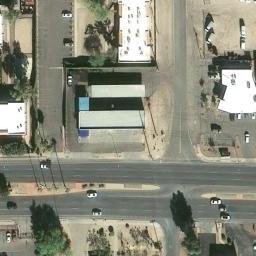 Tucson Beach Volleyball Court #6 — aerial view