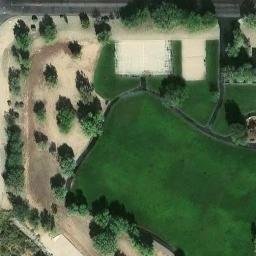 Pima County Beach Volleyball Court #2 — aerial view