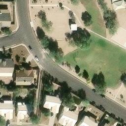 Tucson Beach Volleyball Court #4 — aerial view