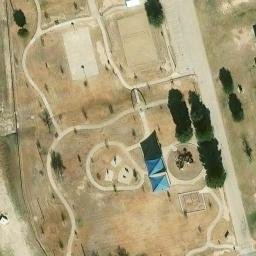 Midland Beach Volleyball Court #8 — aerial view
