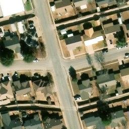Midland Beach Volleyball Court #7 — aerial view