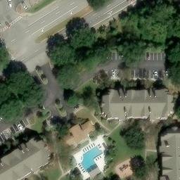 Volleyball Court, Georgetown, GA — aerial view