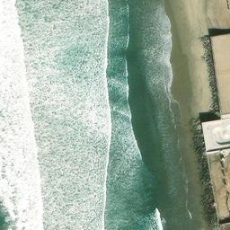 Chapultepec Beach Volleyball Court #1 — aerial view