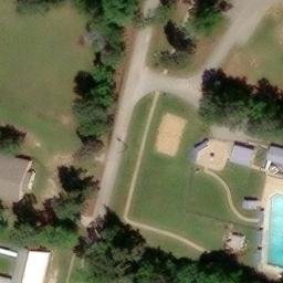 Rusk Beach Volleyball Court — aerial view