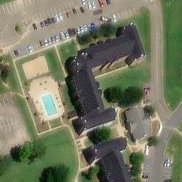 Natchitoches Beach Volleyball Court — aerial view