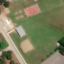 Hearne Beach Volleyball Court — aerial view