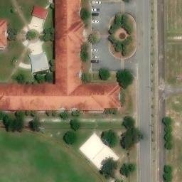 Volleyball Court, Valdosta, GA — aerial view