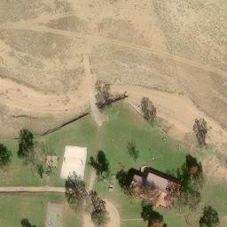 Llano County Beach Volleyball Court — aerial view