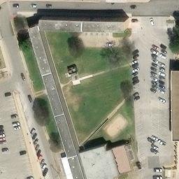 Huntsville Beach Volleyball Court #2 — aerial view