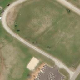 Brazos County Beach Volleyball Court — aerial view