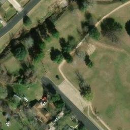 Sand Volleyball Court, Bryan, TX — aerial view