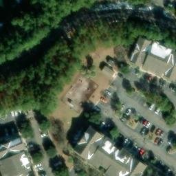 Sand Volleyball Court in Spanish Fort, AL — aerial view