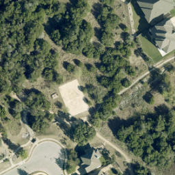Williamson County Beach Volleyball Court #12 — aerial view