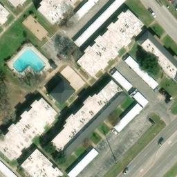 College Station Beach Volleyball Court #31 — aerial view