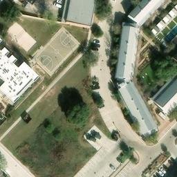 College Station Beach Volleyball Court #30 — aerial view