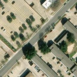 College Station Beach Volleyball Court #28 — aerial view