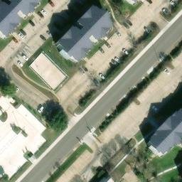 College Station Beach Volleyball Court #27 — aerial view