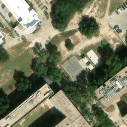 College Station Beach Volleyball Court #24 — aerial view