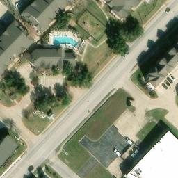 College Station Beach Volleyball Court #26 — aerial view