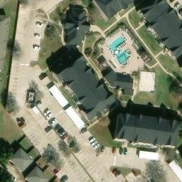 College Station Beach Volleyball Court #21 — aerial view