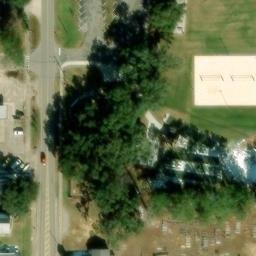 Daphne Beach Volleyball Court — aerial view