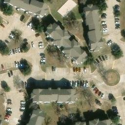 College Station Beach Volleyball Court #11 — aerial view